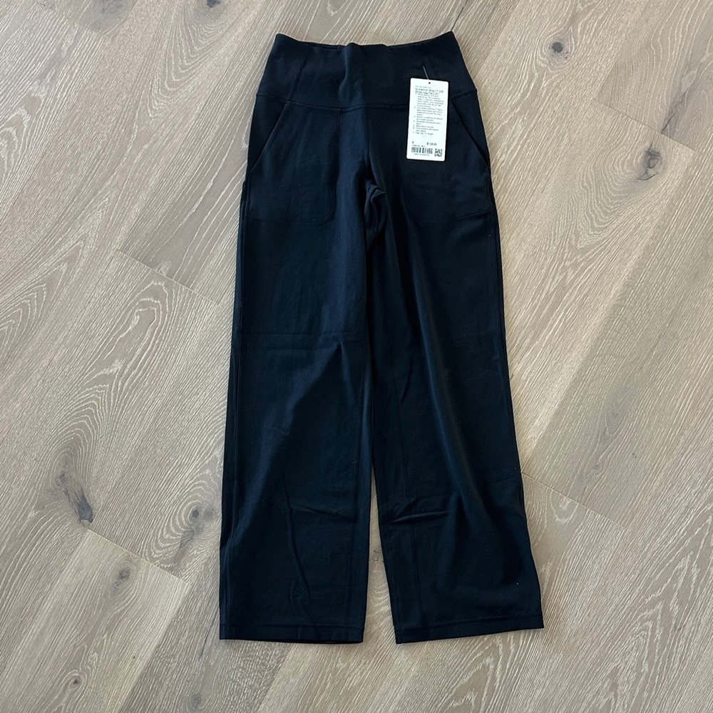 Lululemon Athletica Align HR Black Wide-Leg Pants 31”